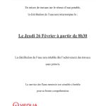 Avis de coupure d&rsquo;eau