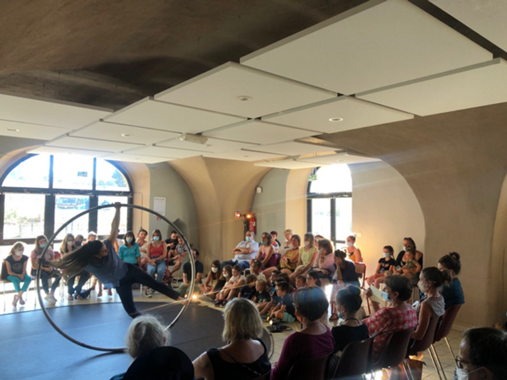 Salle communale du château de Laval-Pradel